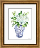 Framed Chinoiserie Hydrangea I