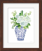 Framed Chinoiserie Hydrangea I