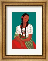 Framed Mexican Woman I