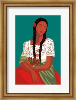 Framed Mexican Woman I