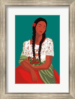 Framed Mexican Woman I