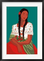 Framed Mexican Woman I