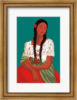 Framed Mexican Woman I