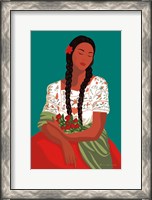 Framed Mexican Woman I