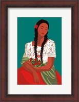 Framed Mexican Woman I