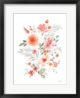 Framed Floral Serenade IV
