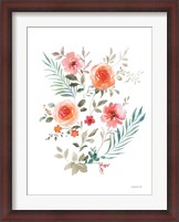 Framed Floral Serenade III