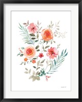 Framed Floral Serenade III
