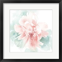 Framed 'Poetic Blooming II Pink' border=