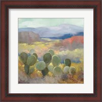 Framed 'High Desert II' border=