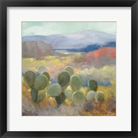 Framed 'High Desert II' border=