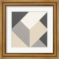 Framed Triangles I Neutral Crop