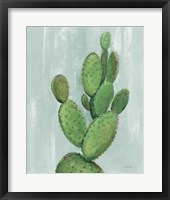 Framed Front Yard Cactus I Slate