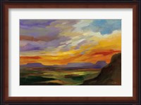 Framed Sonoran Desert Sunset