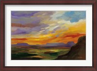 Framed Sonoran Desert Sunset