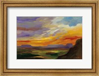 Framed Sonoran Desert Sunset