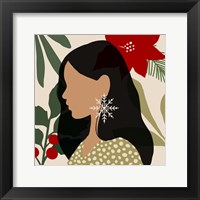 Framed Christmas Earring II