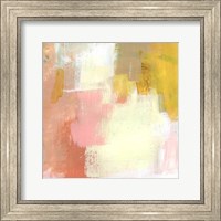 Framed Yellow and Blush I