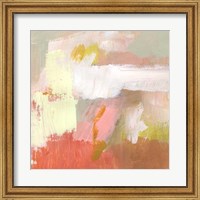 Framed Yellow and Blush II