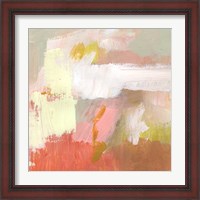 Framed 'Yellow and Blush II' border=