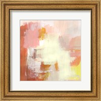 Framed Yellow and Blush III