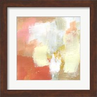 Framed Yellow and Blush IV