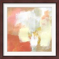 Framed Yellow and Blush IV