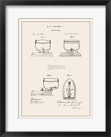 Laundry Patent I Framed Print
