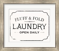 Framed Fluff & Fold I