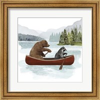 Framed 'Canoe Trip I' border=