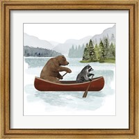 Framed 'Canoe Trip I' border=
