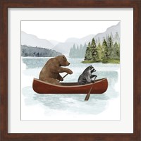 Framed 'Canoe Trip I' border=