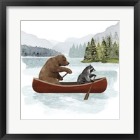 Framed 'Canoe Trip I' border=