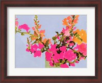 Framed Saturated Spring Blooms II