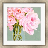 Framed Popping Peonies I