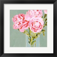 Framed Popping Peonies II