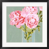 Popping Peonies II Framed Print