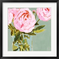 Popping Peonies III Framed Print