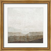 Framed Burnished Mountains II
