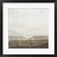 Framed Burnished Mountains II