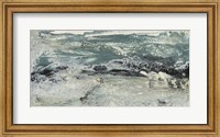 Framed Teal Seascape I