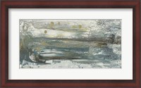 Framed Teal Seascape II