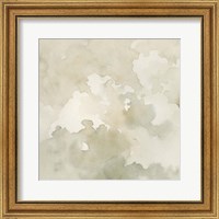Framed 'Warm Clouds Abstract I' border=
