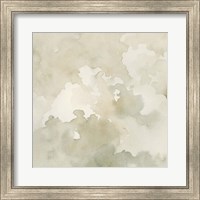 Framed 'Warm Clouds Abstract I' border=