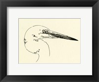 Framed Heron Head I
