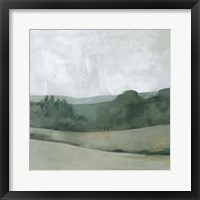 Soft Evening Landscape II Framed Print