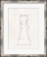 Framed Chess Set Sketch I