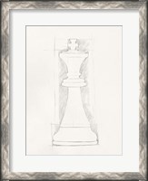 Framed Chess Set Sketch II