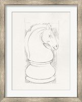 Framed Chess Set Sketch III