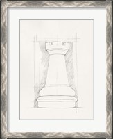 Framed Chess Set Sketch IV